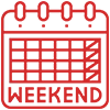 Weekdays weekend classes